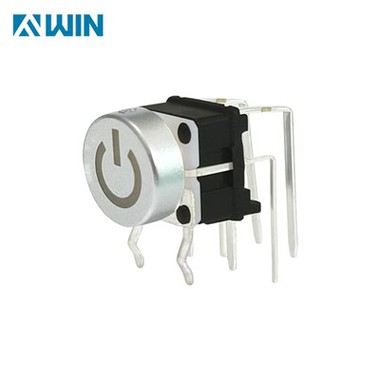 Interruptor de tato iluminado com ângulo reto led