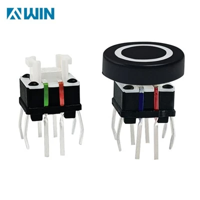 Interruptor tátil LED DIP