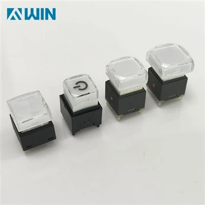 Botão de pressão iluminado PCB de transmissão
