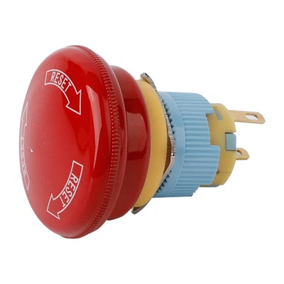 Chave de emergência vermelho de cogumelo